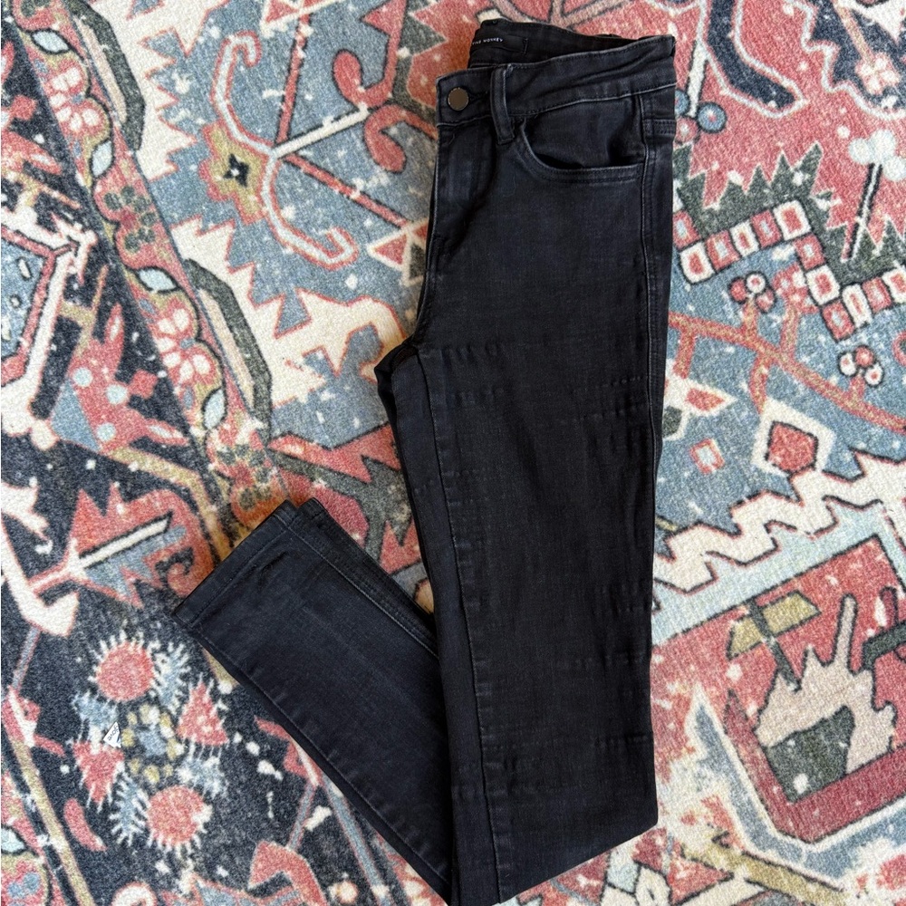 Flying Monkey Charcoal Black Skinny Jeans